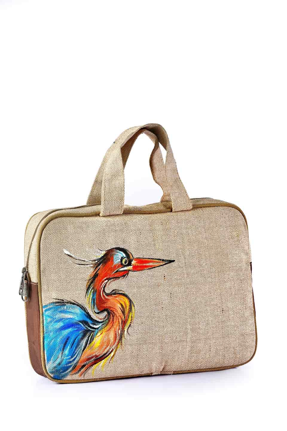 Natural Jute Kalamkari Bags, Design/Pattern: Plain, Capacity: 10kg at Rs  110/bag in Ahmedabad