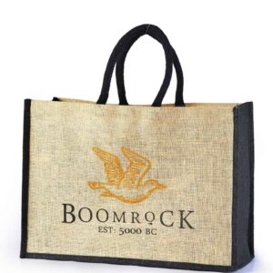 Jute Promotional Bag Boomrock Logo Printed