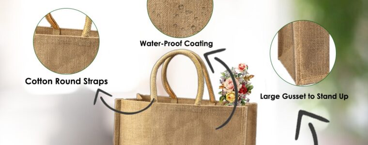 Printed Lunch Bags Eco-friendly Jute & Canvas Fabric ( Adivasi 2 Colour  Print) Manufacturer Supplier from Kolkata India