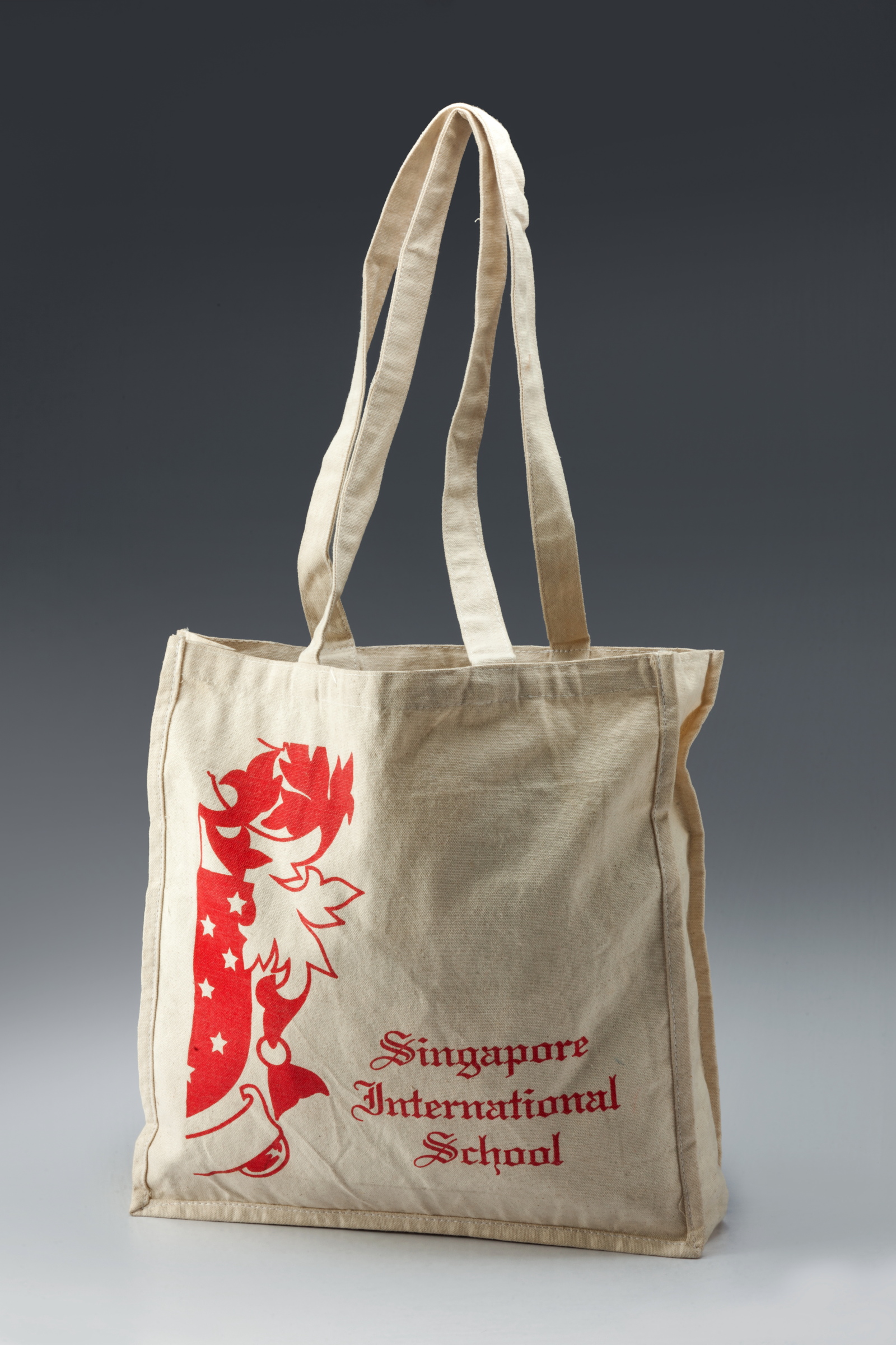 Personalized Canvas Promotional Tote Bags with Long Handle