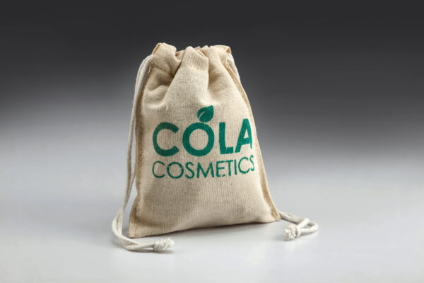 Personalized Eco-friendly Small Canvas Drawstring Bags for Gifts